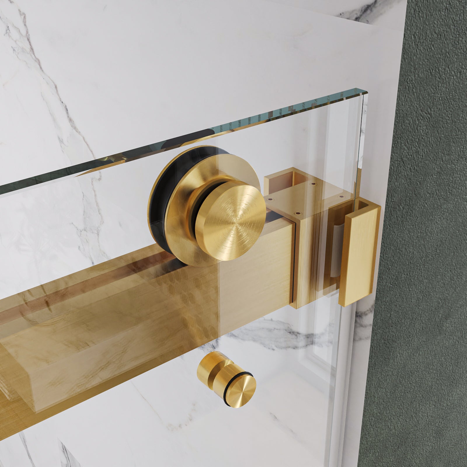 Maris Bathtub Frameless Double Sliding Shower Door with 3/8" Clear Tempered Glass