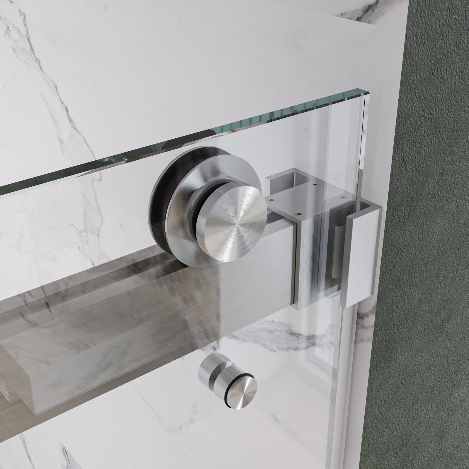 Maris Bathtub Frameless Double Sliding Shower Door with 3/8" Clear Tempered Glass