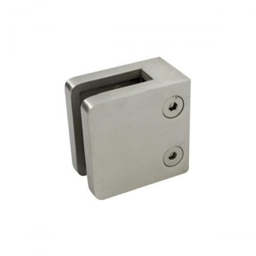 AZRG06 - Flat Back Square Glass Clamp